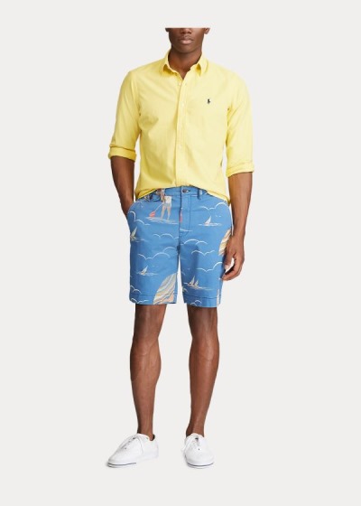 Men's Polo Ralph Lauren Classic Fit Surf-Print Shorts | 849762FIT